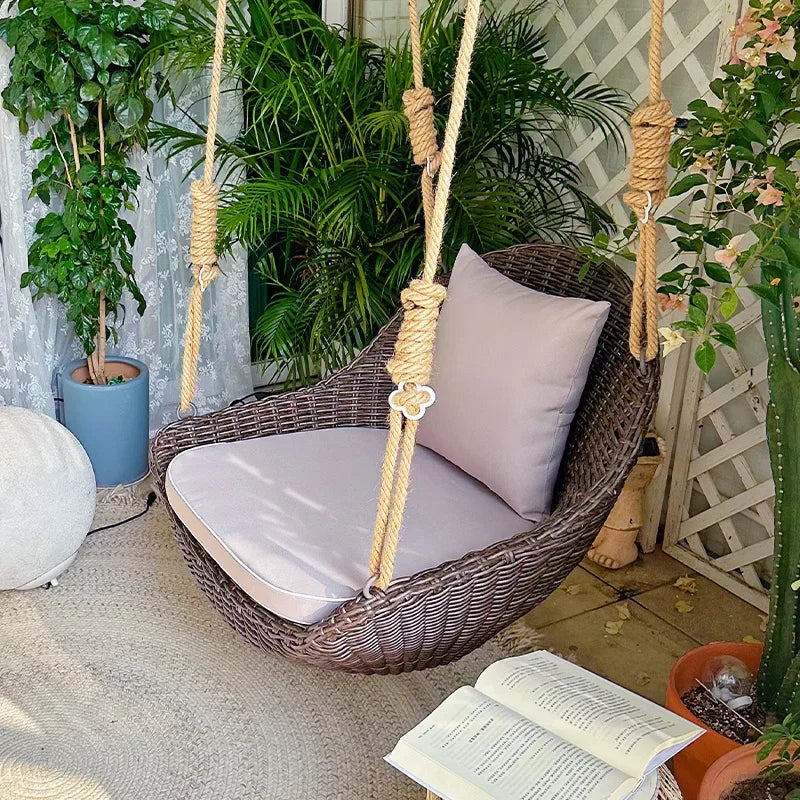 Hanging basket chair indoor swing household hanging hammock rocking balcony Internet celebrity swing hanging