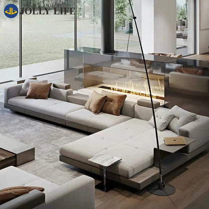 Designer Luxury Living Room Sofas Italian Minimalist Comfortable Reclining Sofa Relaxing Corner Woonkamer Banken Furnitures