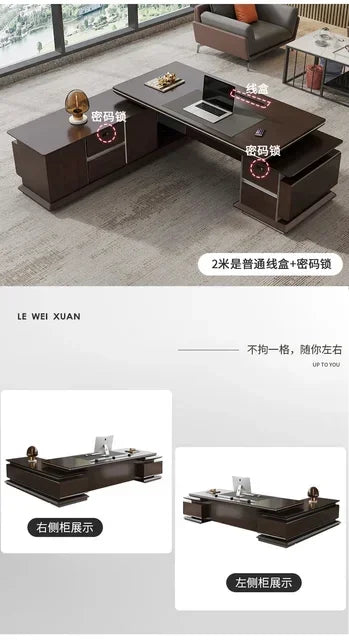 Aesthetic Executive Office Executive Desk Reading Minimalist Table Computer Tables Coffee Reception Tavolino Hotel Furniture