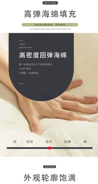 F Designer creative cream wind lamb wool leisure recliner small apartment bedroom makeup single sofa chair