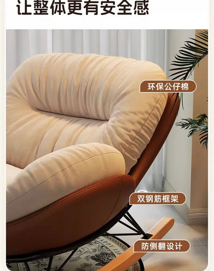Unique Arm Chairs Rocking Lounge Salon Bedroom Lazy Relax Modern Reading Living Room Chairs Lounge Fauteuil Trendy Furniture