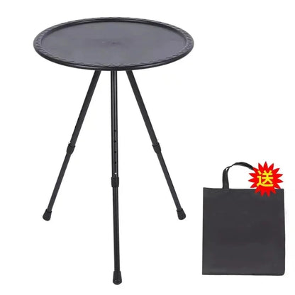 DDPNKL 1PC Outdoor Small round Table Camping Leisure Ultra Lightweight Portable Picnic Garden Table, Coffee Table, Tea Table