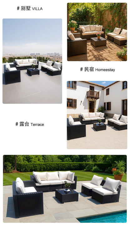 Armchair Boho Garden Furniture Sets Retro Plastic Garden Furniture Sets Gazebo Fabric Loungeset Garten Garden Furniture Outdoor