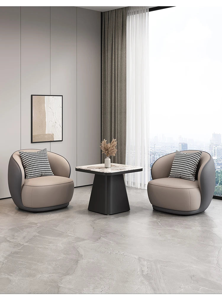 Lounge Modern Set Of 2 Chairs Nordic Modern Stools Table Luxury Office Reception Sedie Da Soggiorno Living Room Furniture