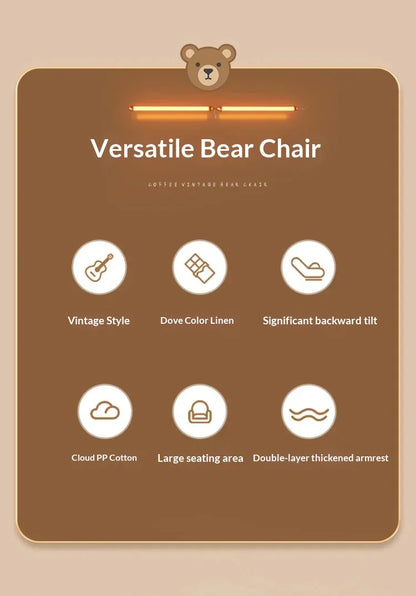 Comfortable Long-term Sofa Chair Gaming Chair Bedroom Desk Chair Ergonomic Chair Furniture Sillas Gamer Adjustable Backrest
