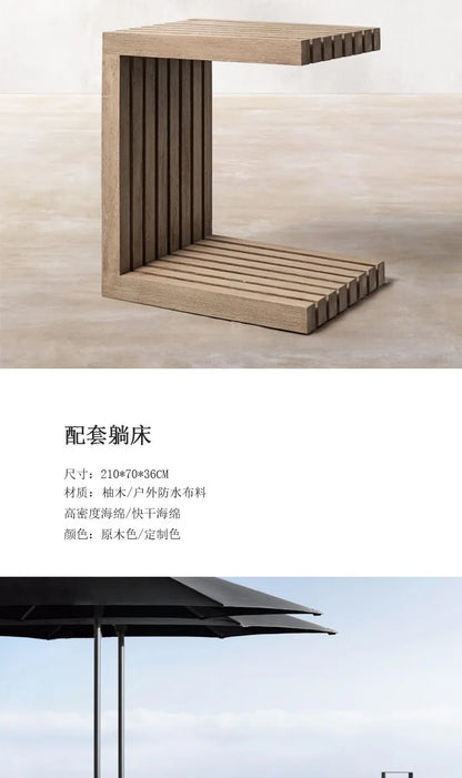 Modern Sun-proof Garden Sets Soild Wood Part Tiny Houses Sectional Garden Sets Nordic Outside Salon De Jardin Garden Furniture