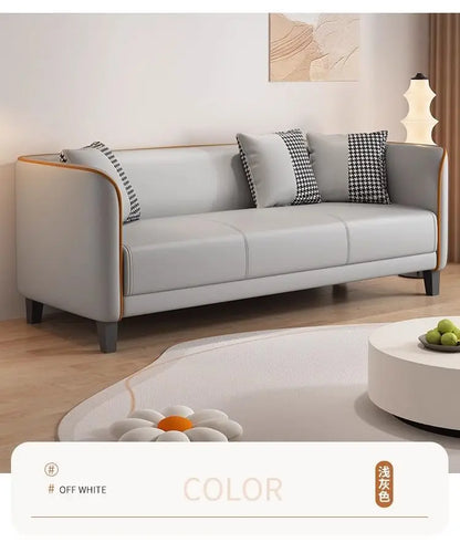 Italian light luxury cat claw cloth sofa small apartment living room double rental room bedroom apartment simple modern large so