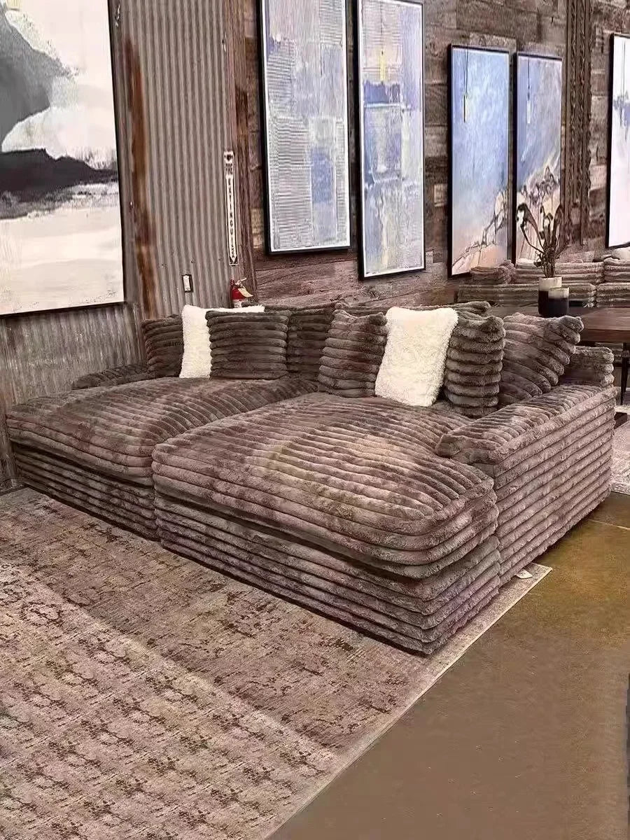 Couch Potato Comfortable Down Cloud Small Sofas Family Cloth Art Removable Combination Living Room Balcony Bedroom Creative