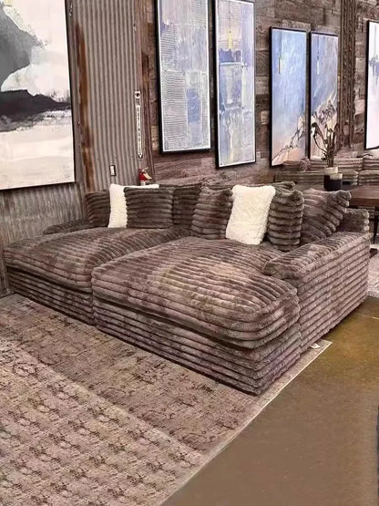 Couch Potato Comfortable Down Cloud Small Sofas Family Cloth Art Removable Combination Living Room Balcony Bedroom Creative