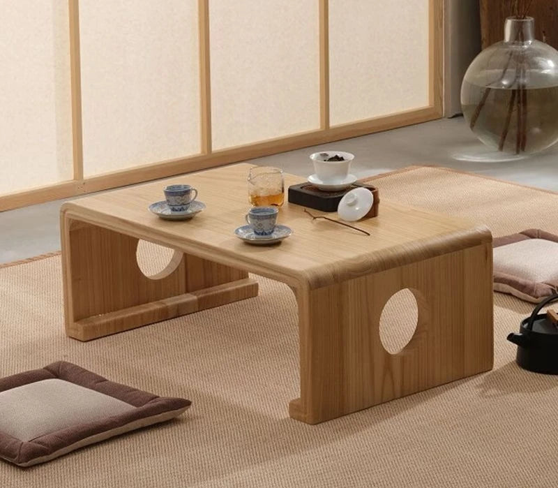 Homestay Leisure Coffee Tables Windowsill Living Room Multi-functional Low Coffee Tables Tea Wooden Furniture ChaJi MH40CJ