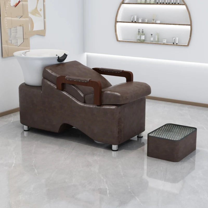 Luxury Premium Shampoo Chair Minimalist Simple Shampoo Chairs Moveis Para Salão De Beleza Baratos Cabeleireiro Salon Furniture