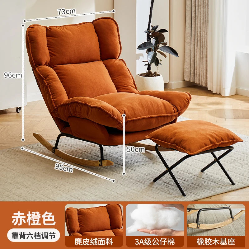 Designer Relax Chaise Lounge Luxury Vanity Makeup Rocking Chaise Lounge Gaming Sofa Living Room Furniture Woonkamer Stoelen Lsyy