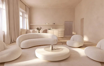 Luxury Living Room Sofas Minimalist Curved Nordic Luxury Lazy Sofa Aesthetic Double Sillas Para Sala De Estar Home Furniture