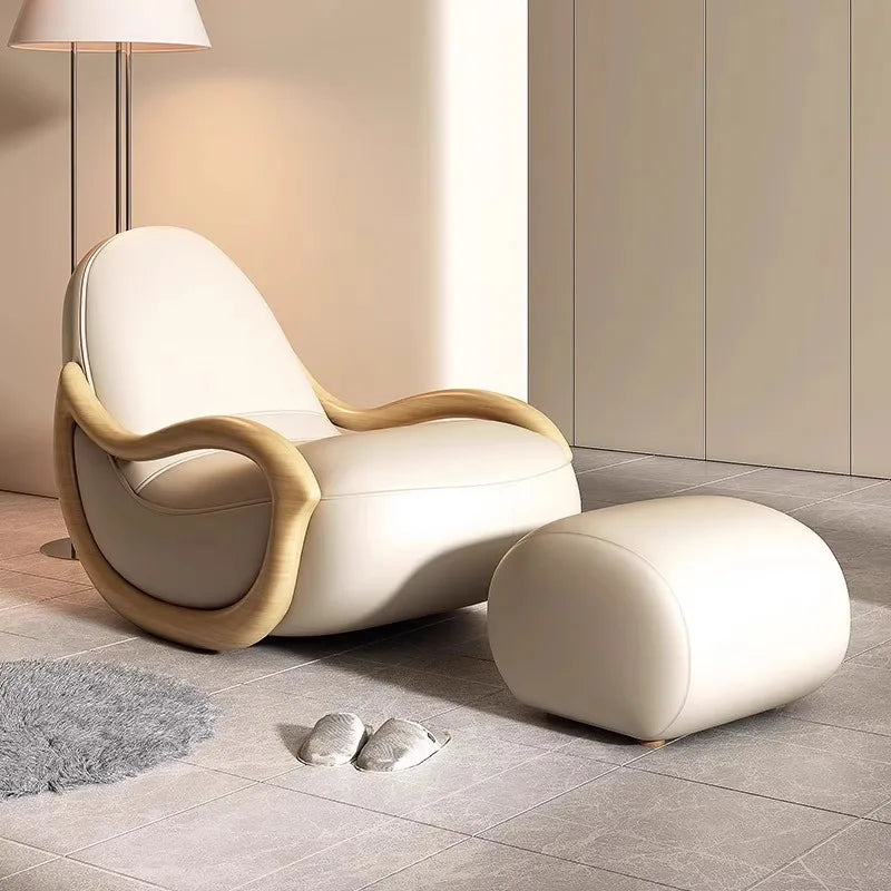 Relax Rocking Chairs Lounge Waiting Hotel Universal Safe Large Size Living Room Chairs Beauty Fauteuil Chinese Style Furniture