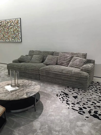 Design Filler Living Room Sofas European Beige Luxury Floor Compressed Sofas Puffs Recliner Modern Divani Soggiorno Furniture