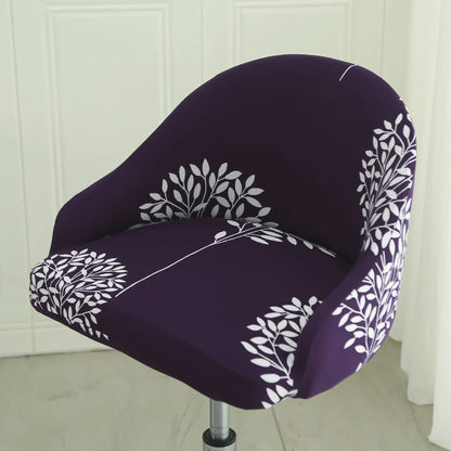 1PC Semi-Circular Universal Wear-Resistant Chair Cover Chair Cover Dust-proof Elastic Restaurant Hotel Dining Chair Cover 의자 커버