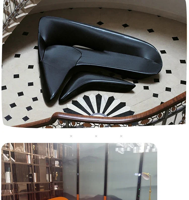 Formes inhabituelles canapé italien moderne combinaison système de lune canapé de luxe salon meubles de maison ensembles