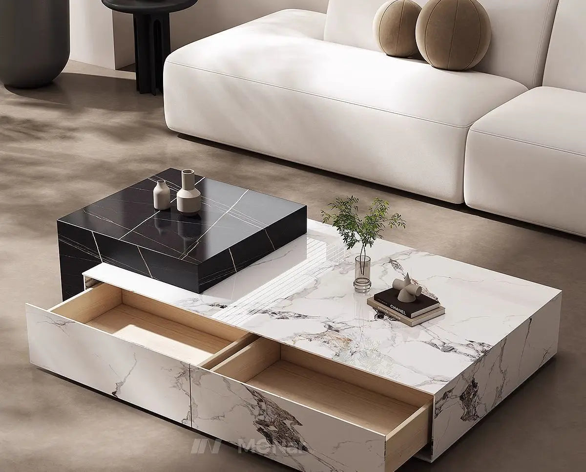Frame Aesthetic Coffee Table Clear Design Modern Luxury Coffee Table Magazine Bedroom Mesa Centro Salon Furniture Accessories