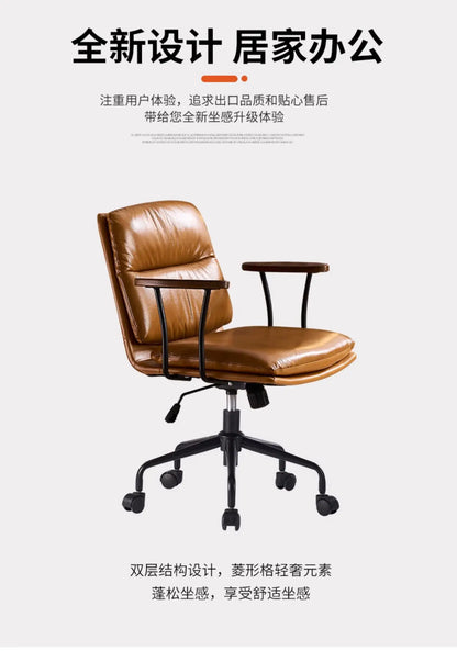 Swivel Study Office Chair Throne Ergonomic Mobile Executive Comfortable Office Chair Desk Nordic Silla Oficina Salon Furniture