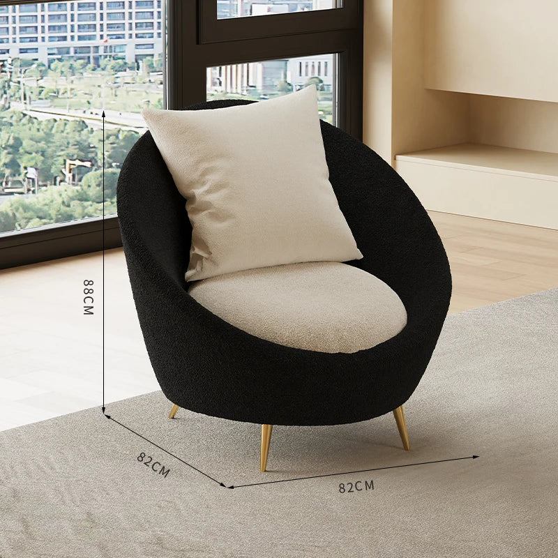 Romantic Curved Sofa Simple European Creative Room Decor Unusual Lounge Living Room Sofas Trendy Romantic Muebles Furniture