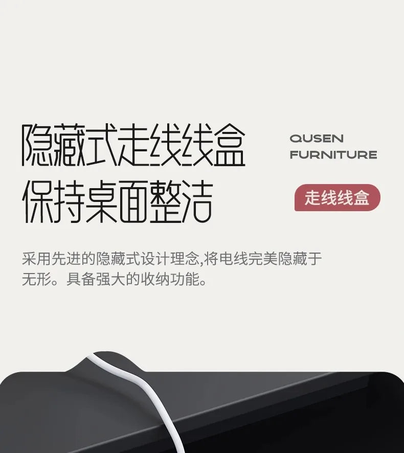 Simple and light luxury office desk and chair combination President's table Manager table Large desk office