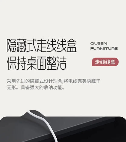 Simple and light luxury office desk and chair combination President's table Manager table Large desk office