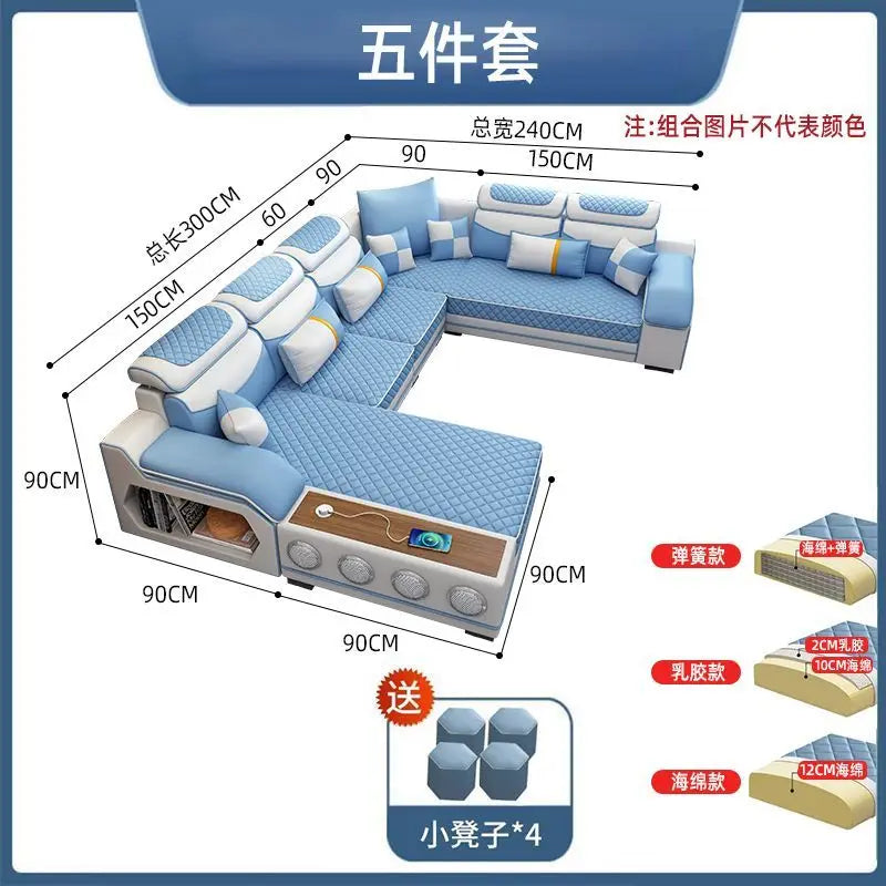 Adults Cushion Sofa Classic Lounge Modern Large Comfortable Sofa Storage Romantic Muebles Para Habitacion Home Furniture