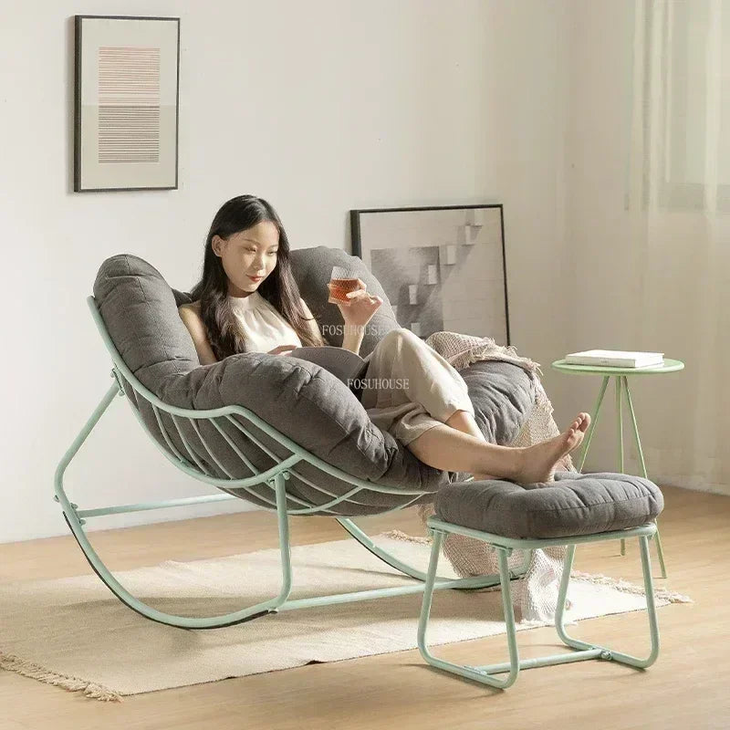 Adult Balcony Home Leisure Couch Sitting Room Single Sofa Internet Celebrity Rocking Chair