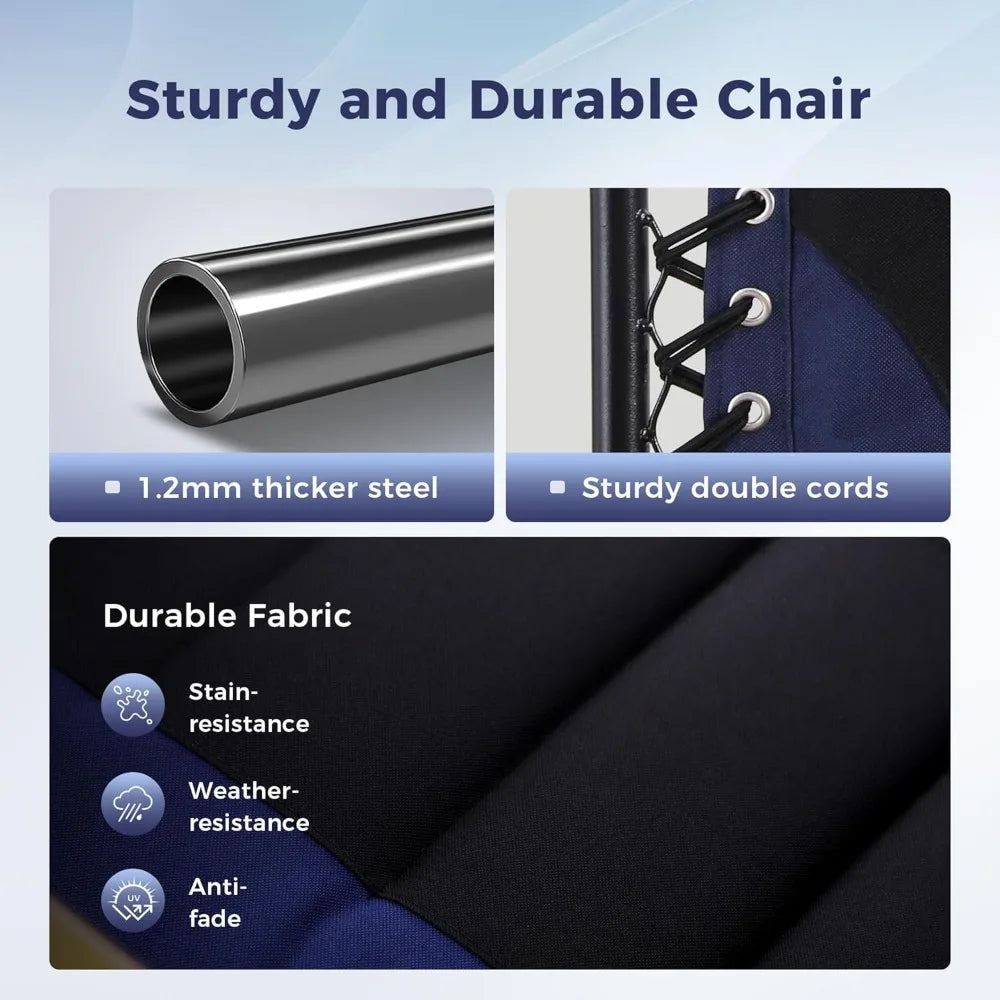 oversized xxl padded zero gravity lawn chair anti gravity lounge chair foldable recliner 30