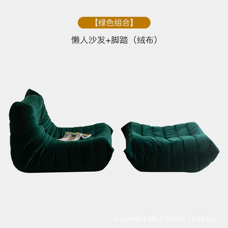 Caterpillar sofa togo modern living room balcony lounge lazy sofa available white lamb wool sofa