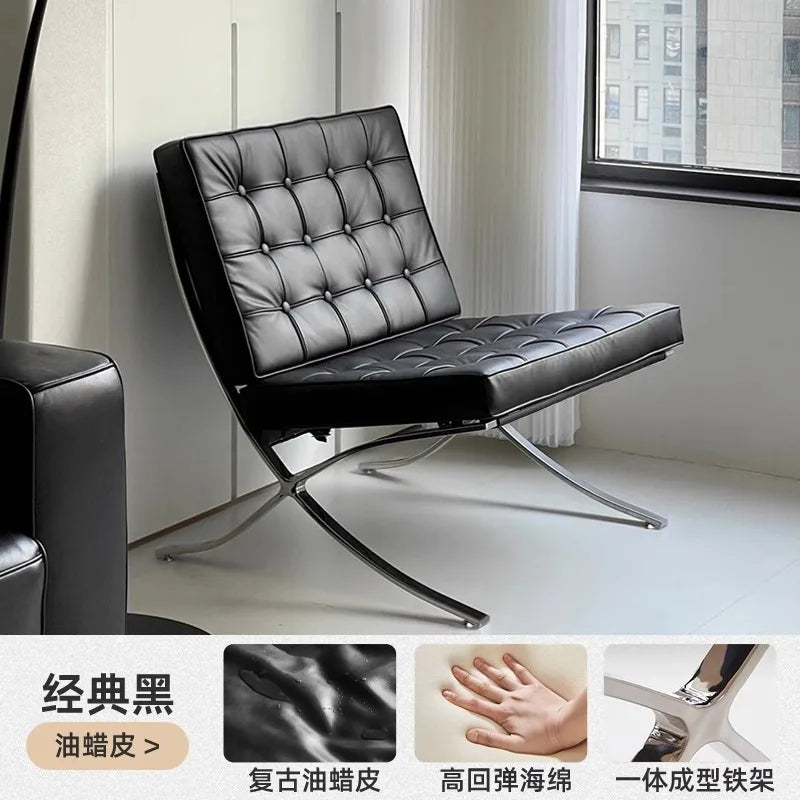 Light Luxury Nordic Chair Single Relax Designer Unique Living Room Chairs High Quality Camping Salon Fishing Muebles Furniture