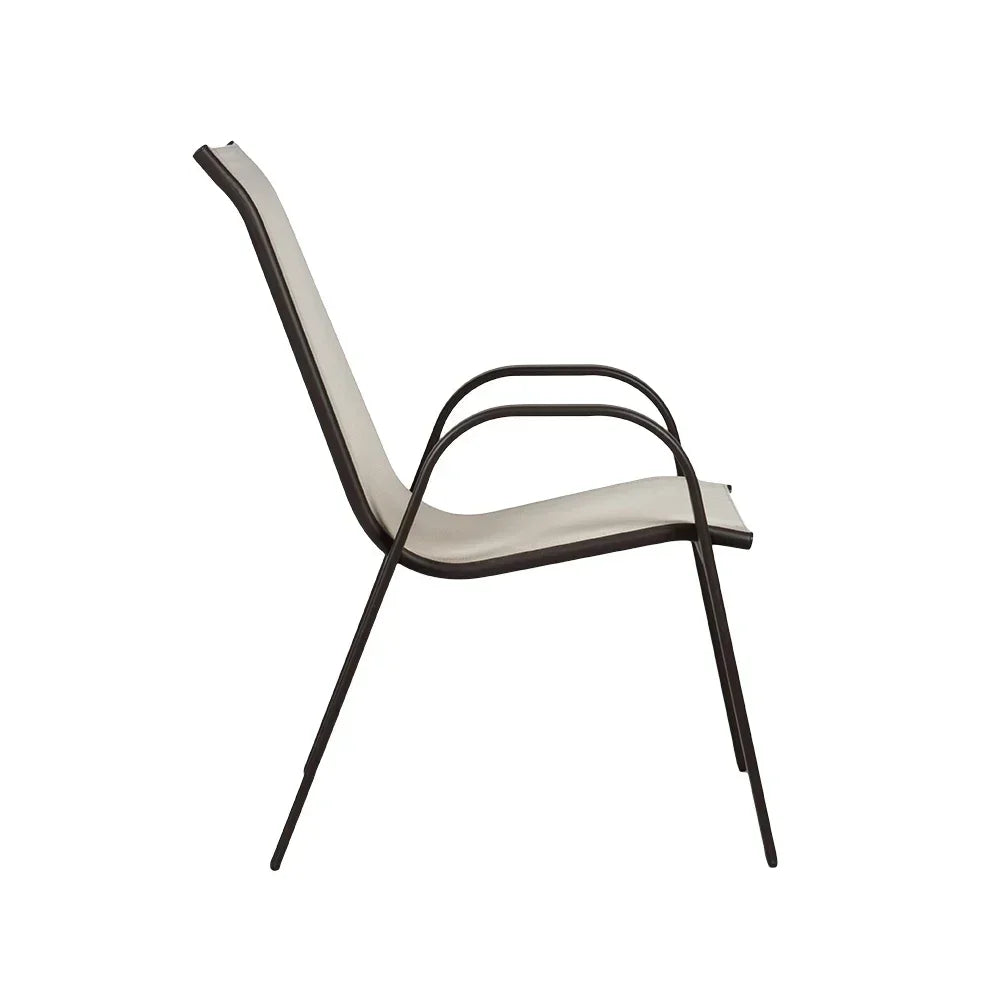 Hot Sell Cheap Steel Frame Bistro Chair Mesh Garden Chair Outdoor Patio Chairs