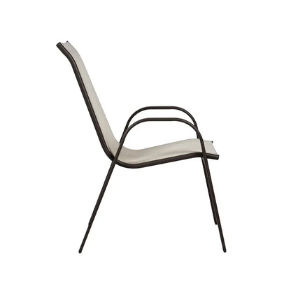 Hot Sell Cheap Steel Frame Bistro Chair Mesh Garden Chair Outdoor Patio Chairs