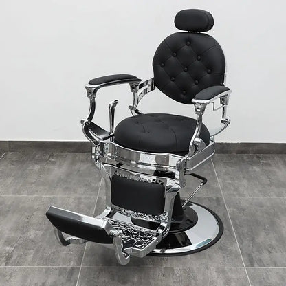 Barber shop chair perm dyeing put down chair oil head men shave beard repair face chair net red hair salon special hair cut seat