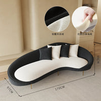 Romantic Curved Sofa Simple European Creative Room Decor Unusual Lounge Living Room Sofas Trendy Romantic Muebles Furniture