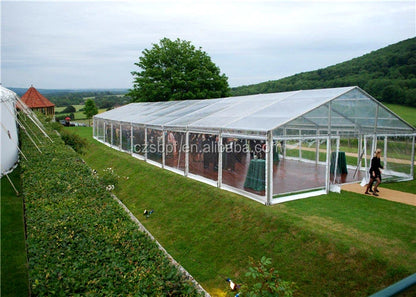Outdoor Large Span Exhibition Wedding Event Tent Sunshade Canopy Tent Room 20 X 40 Party Tent For 200 500 People