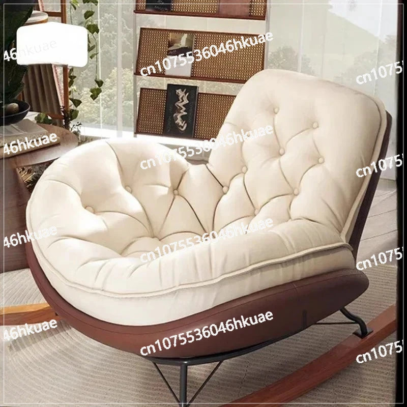 Lazy Sofa Rocking Chair Reclining Sleepable Bedroom Single Recliner Home Balcony Leisure Chair Tatami Seat  Floor Chair