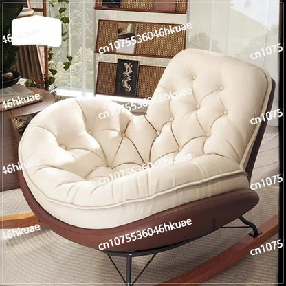 Lazy Sofa Rocking Chair Reclining Sleepable Bedroom Single Recliner Home Balcony Leisure Chair Tatami Seat  Floor Chair