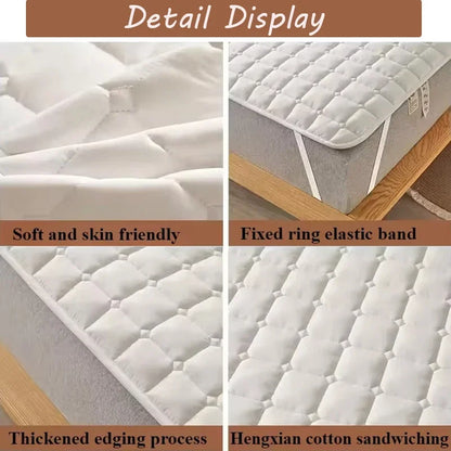 1PC Soft Fibre Waterproof Mattress Cover Thickened Breathable Diaper Proof Foldable Household