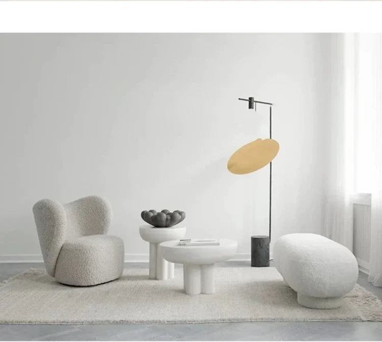 Nordic Lounge Armchair Rocking Chair Living Rooms Modern Individual Armchairs Design  Accordion Dinning Salon Sedie Da Furniture