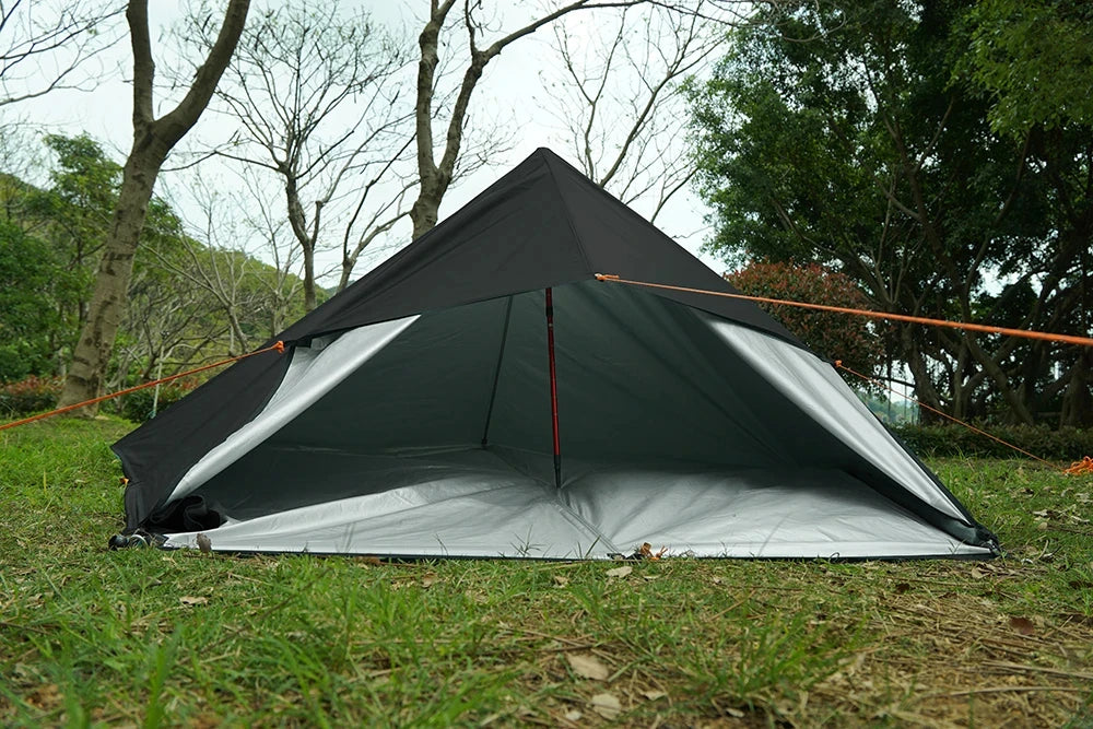 19 Hang Point Tarp Waterpoof Survival Bushcraft Sun Shelter Beach Shade Tent Outdoor Canopy Backpacking Tourist Awning 4x4 3x3m