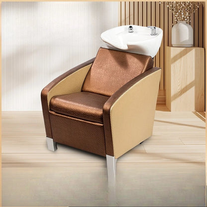 Shampoo bed Beauty salon Hair salon Shampoo chair Semi-reclining massage bed dual-purpose