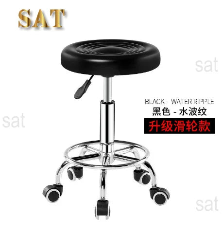Beauty salon equipment, hairdressing furniture, adjustable hydraulic barber roller stool, beauty chair