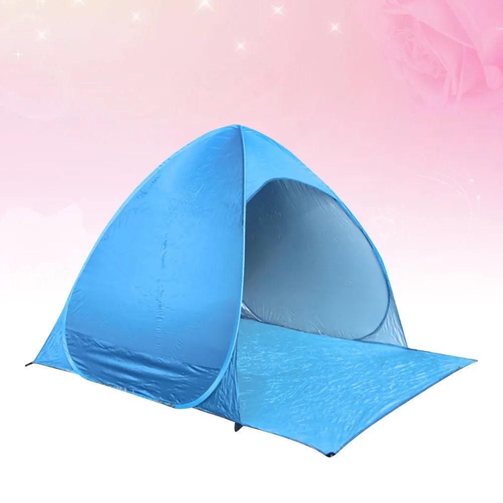 1Pcs Automatic Beach Tent Instant Pop Up Sun Shelter for Camping Fishing Hiking Picnic Outdoor Activities Lightweight Portable