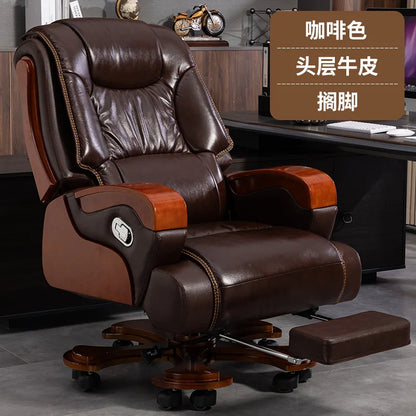 Nordic Swivel Office Chair Massage Footrest Lift High Quality Comfortable Armchair Aesthetic Design Silla Escritorio Furniture