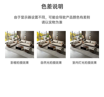 Designer Luxury Living Room Sofa Set Minimalist Beige Sectional Modern Nordic Sofas Puffs Double Canape Salon Home Furniture