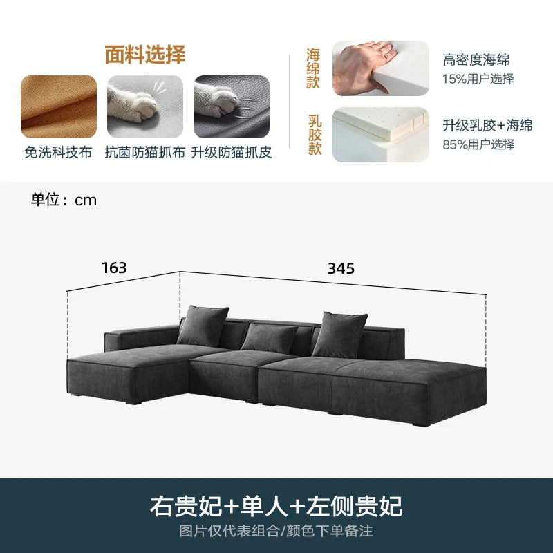 Minimalist Longue Elegant Sofas Girls Puff Sectional Design Sofa Modern Corner Trendy Lounge Bedroom Divano Salon Furniture