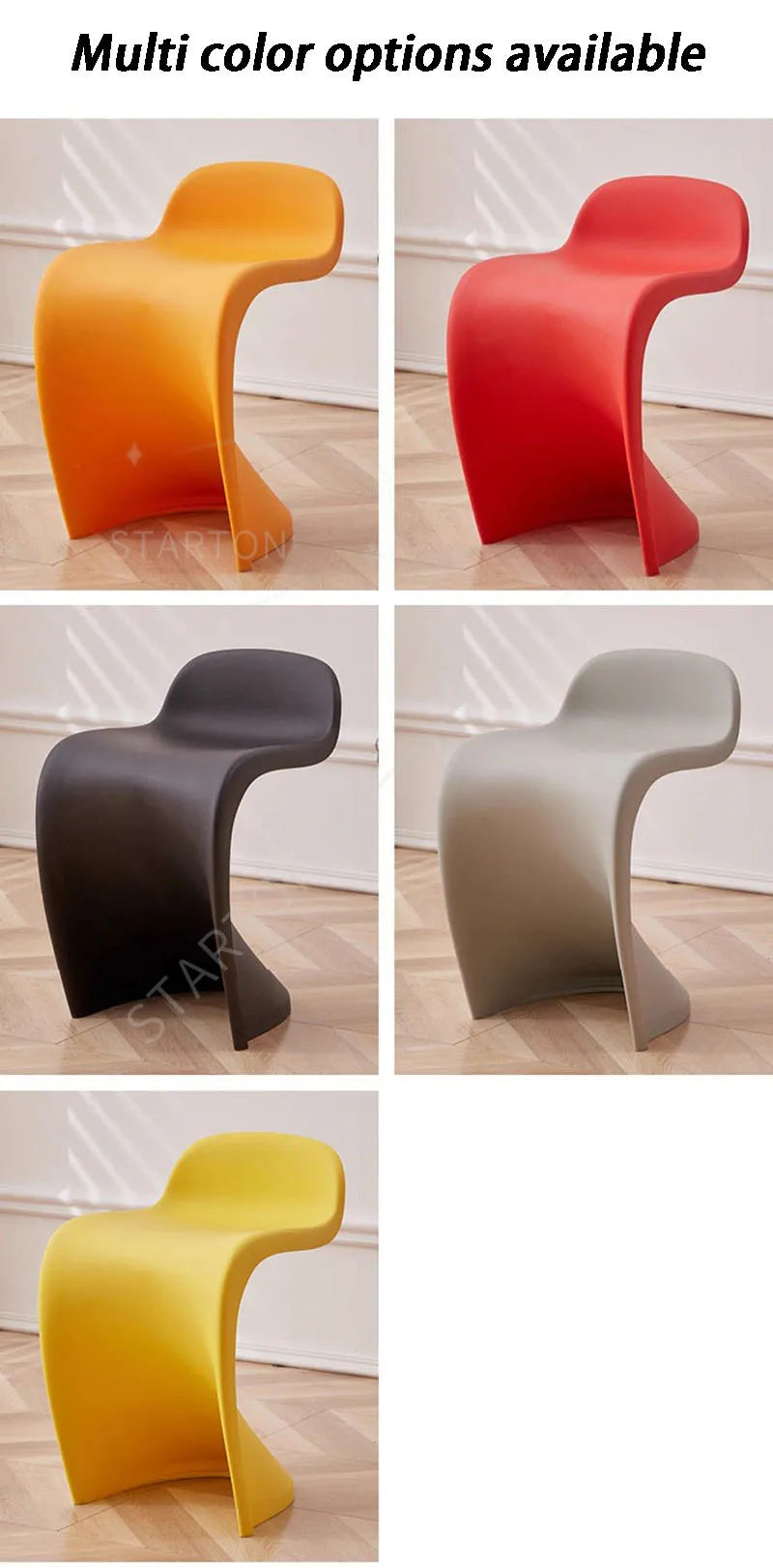 Portable Dining Chairs Lightweight Makeup Chair Modern Design Living Room Single Chair Multifunction Stackable Household Chairs