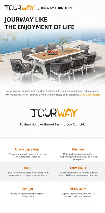 Waterproof Patio Sofa Set PE Wicker Rattan Sectional Outdoor Furniture Handmade Aluminum Contemporary Garden Rattan Sofa Set