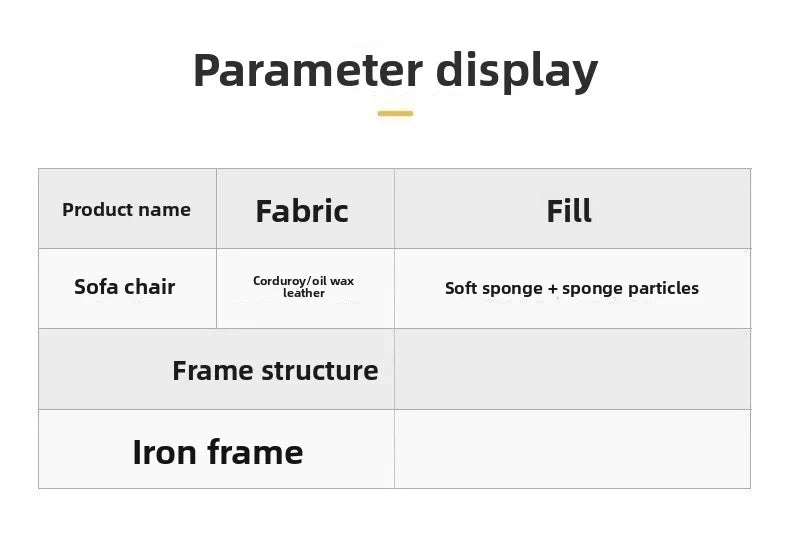 Modern Living Room Furniture Single Sofa Chair Corduroy Lounge Chair, Small Space Accent Chair Comfortable Reading Chair